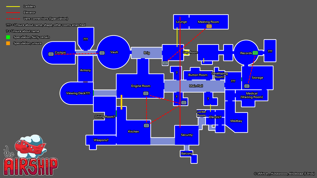 Picture 1 of Among Us: Everything you need to know about Toppat Airship map